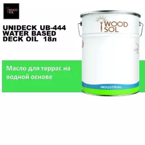 UNIDECK EXTERIOR WATER BASED DECK OIL CLEAR 18 LTМасло для Террас, банка (18 л.)